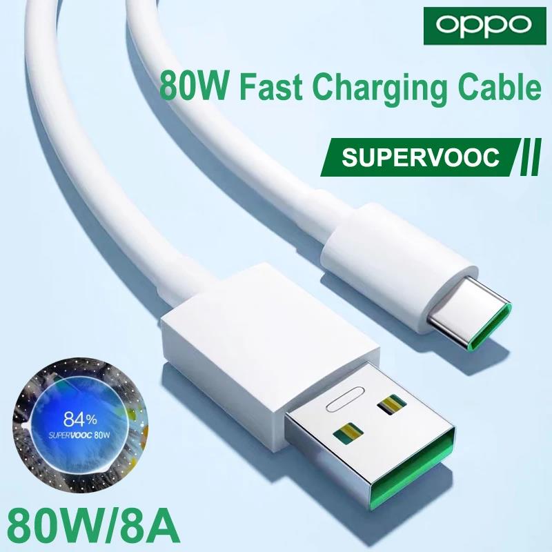 Original OPPO Cable Usb Type C Super Vooc Fast charging Charger Wire OPPO Find X5 X6 X3 Pro N2 Flip Reno10 8 7 6 Pro A77 A78 A98. 