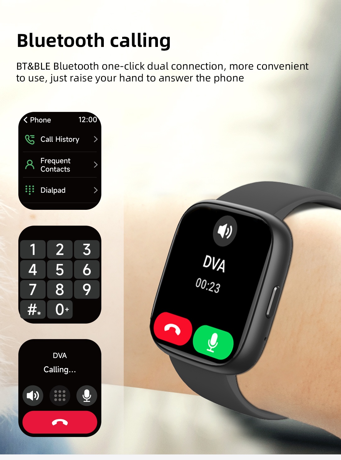 ZZYSMART 1.83 Inch IDW26 Smart Watches For Men Women Bluetooth Call Smartwatch Build-in Alexa 5ATM IP68 Waterproof Heart Rate. 