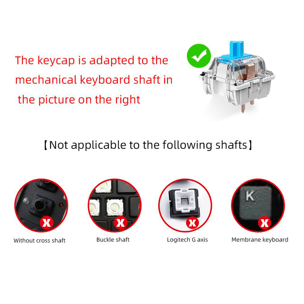 129 Key Darling Keycaps Cherry Profile DYE-SUB Personalized Keycap. 