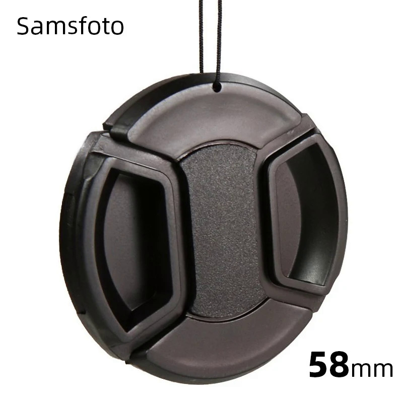 58mm Snap-On Lens Cap for Canon EOS Rebel T7i T6s T6i T5i T4i T3i T7 T6 T5 SL1 SL2 SL3 with 18-55mm Kit Lens