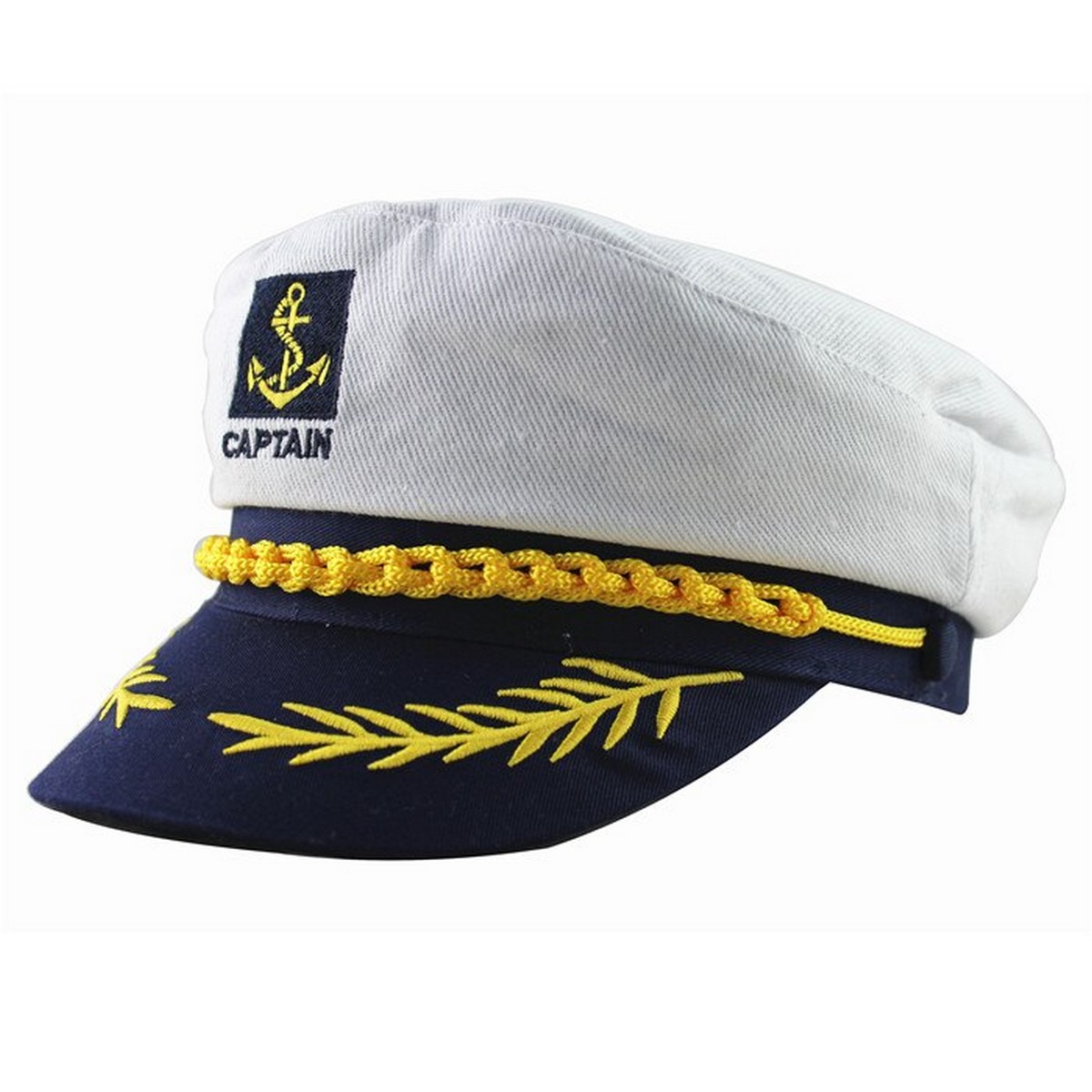 (NEW)Captain Costume Boat Yacht Ship Sailor Navy Captain Hat Party Cosplay Cap Sea Boating Nautical Fancy Dress Drop Shipping
