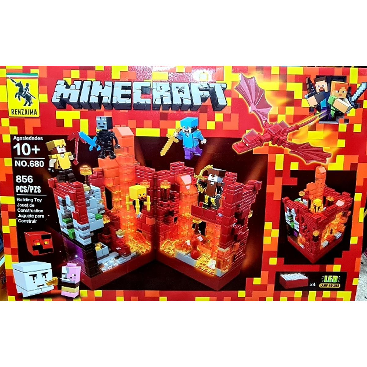 Big  Minecraft for kids fun Building toy Joining the Constrction with Big Minecraft City - Toys
