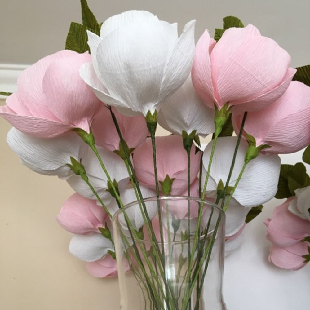 DIY Crepe Paper New Thickened wrinkled paper Production material paper Wrapping Paper Handmade flowers Packing Material. 
