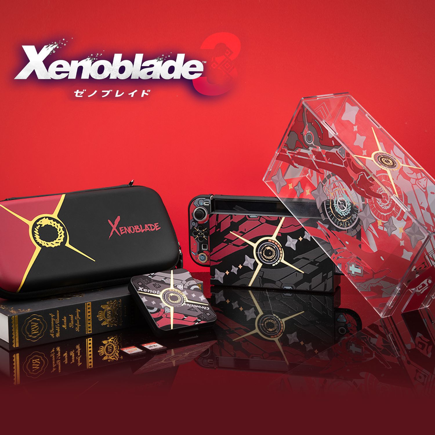 Nintendo Switch Case, Xenoblade Excalibur 3 Game Console Case, Xenoblade Chronicles 3 peripherals