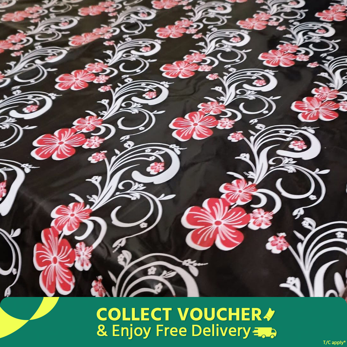 Waterproof Bed Cover 6/7 fit. full bed urin ptotector for baby -flower
