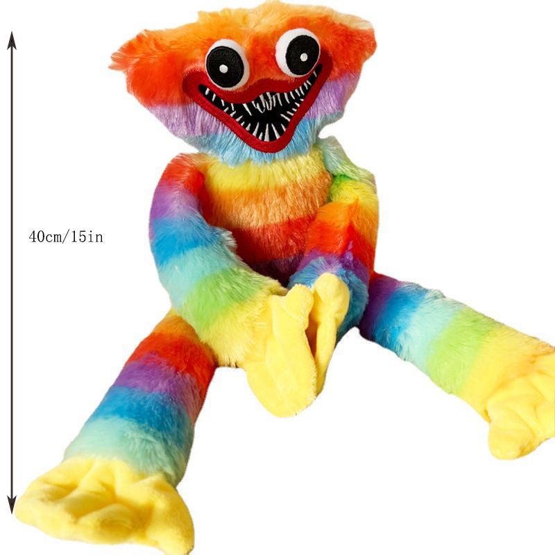 Poppy Playtime Rainbow Huggy Wuggy Plush Toy Poppy Playtime Game Character Doll Plushie Gifts. 