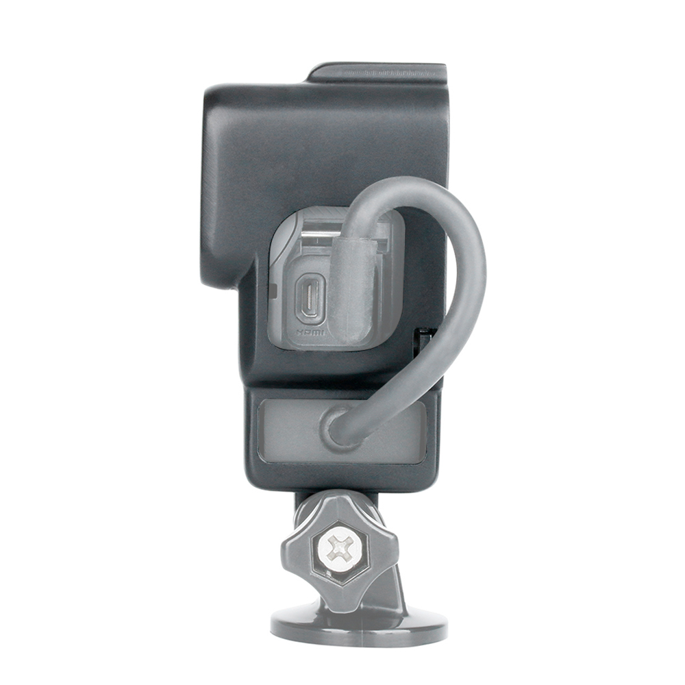 Ulanzi V2 Vlog Case Action Camera Housing Shell Vlogging Cage Frame with Cold Shoe Mount for GoPro Hero 7 6 5 Black for External Microphone & Pro 3.5mm Mic Adapter Cam Devicess. 
