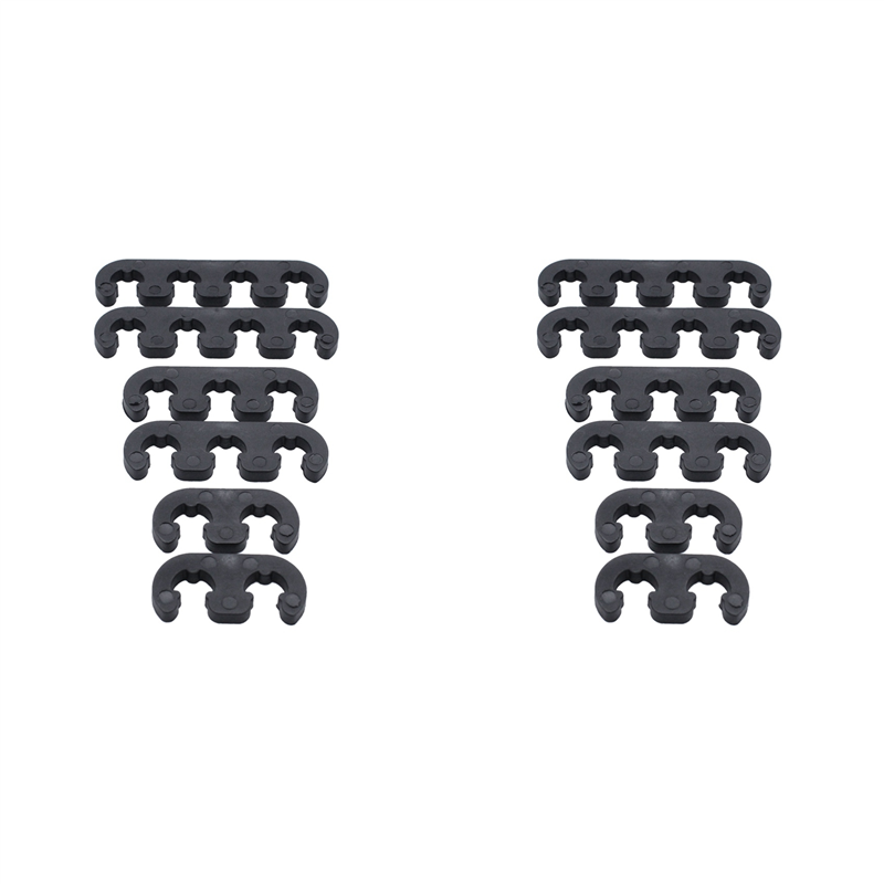 2set 7mm 8mm Plastic Spark Plug Wire Separators Dividers Looms Universal Black Separators Dividers for