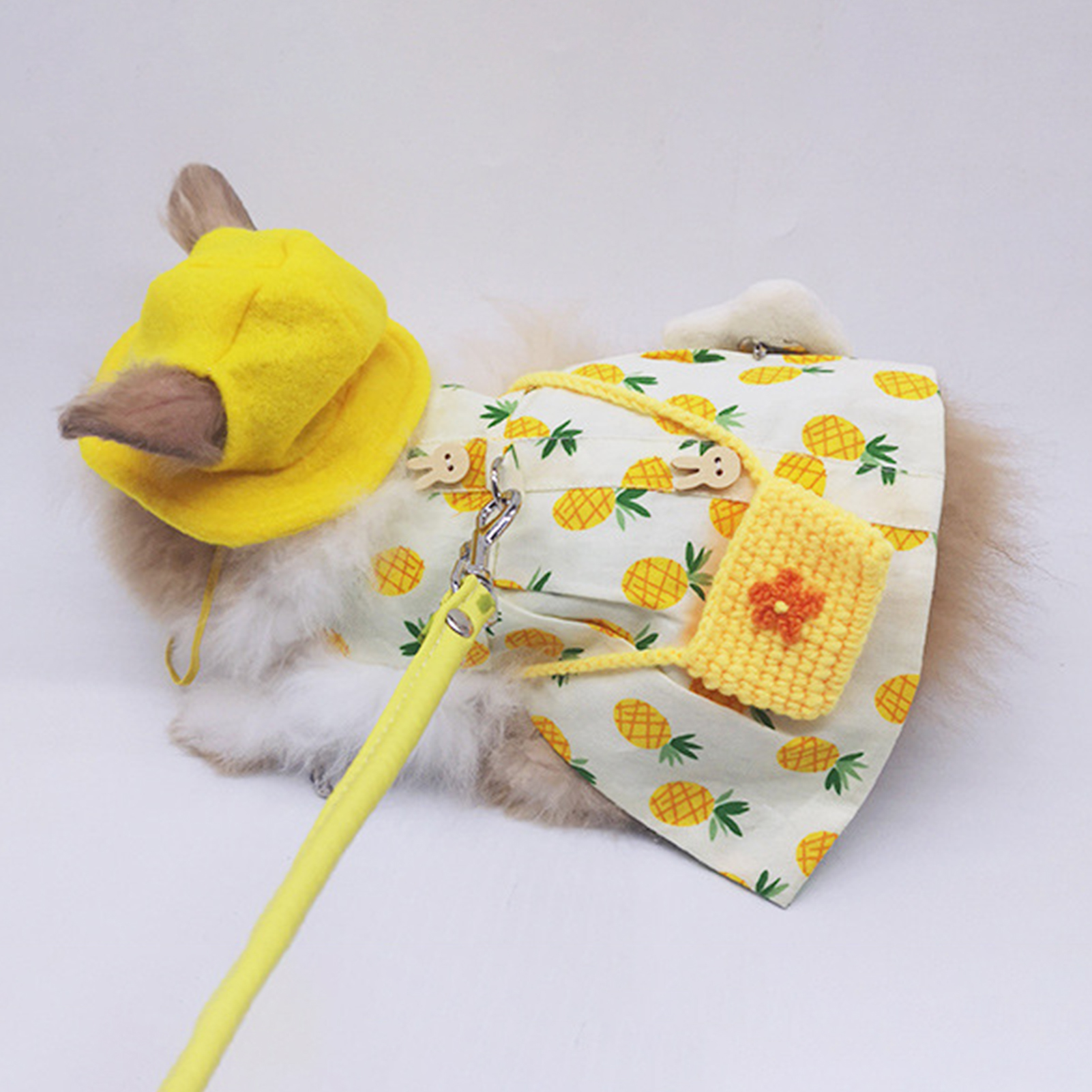Rabbit Costume Charming Bunny Pet Vest cessories Outdoor Leash Rabbit Clothes. 