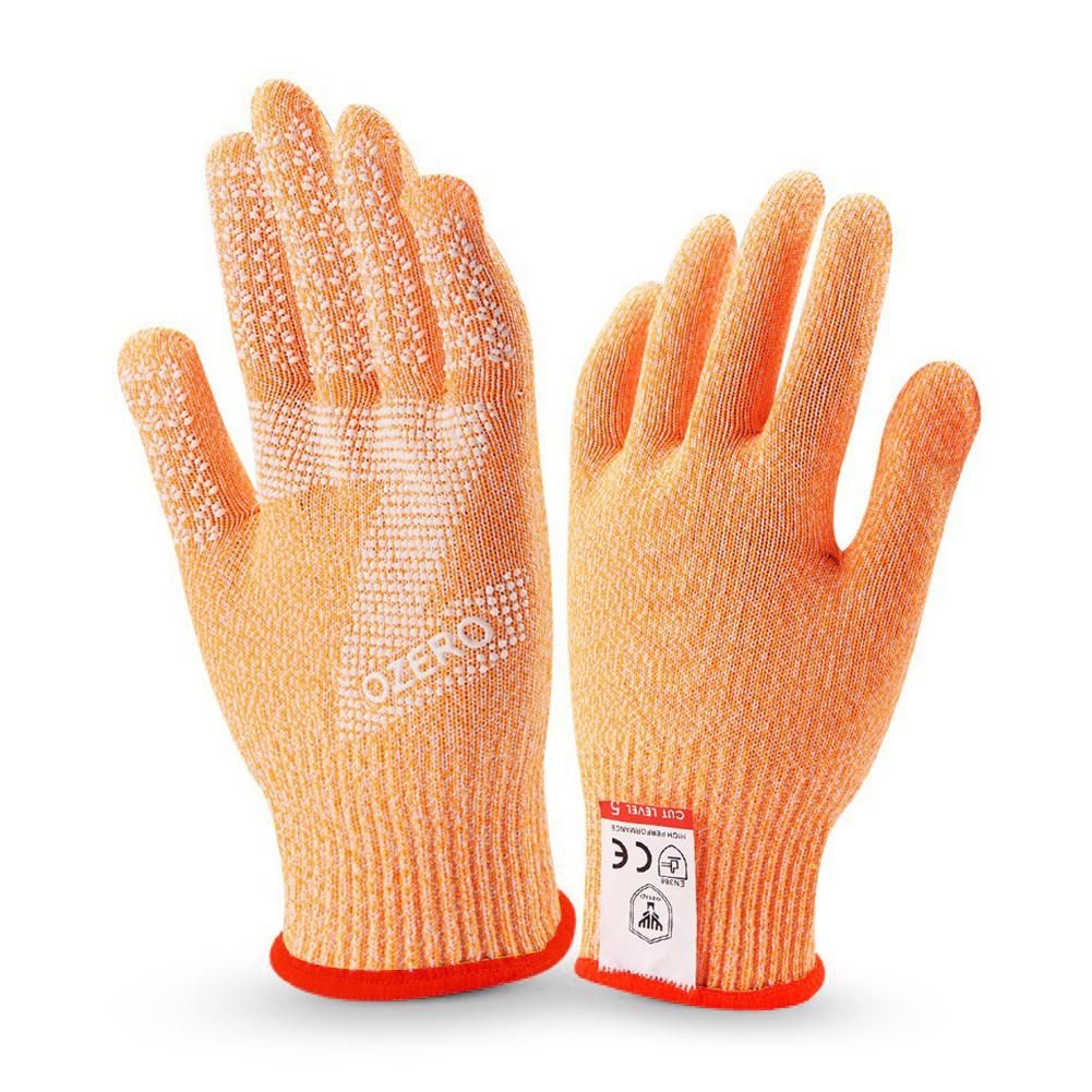 FG Level 5 HPPE EN388 Safety Gloves Cut Resistant Anti-Puncture Work Protection Gloves Grinding Welding Work Gloves Anti Cut Gloves For Kitchen Garden #450147. 