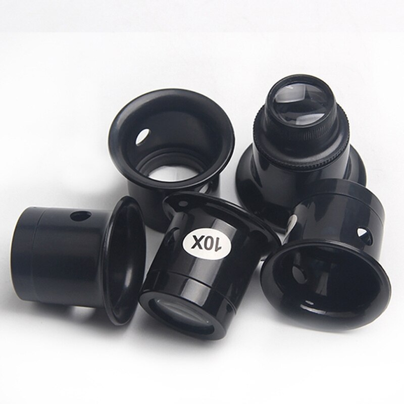 3X 5X 10X15X 20X Jewelers Eye Loupe Loop Magnifier Monocular Magnifying Glass for Watchmakers. 