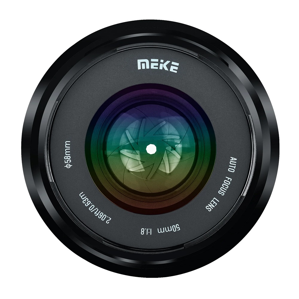 Meike 50mm f1.8 otomatik odaklama STM step Motor tam çerçeve portre Lens için Panasonic Lumix /Leica /Sigma l-montaj kamera. 