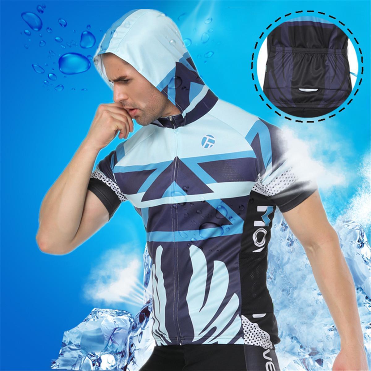Mens MTB Clothing Cycling Jersey Bicycle Sportswear Short Sleeve Bike Shirt Top