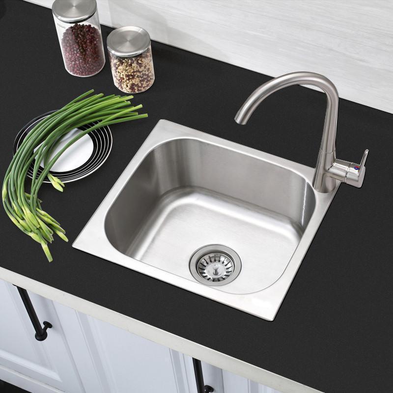 381648131838 Square Design Computers Stainless Steel Washing Sink Small Kitchen Sink Single One Bowl 420x360x200 Buy Online At Best Prices In Bangladesh Daraz Com Bd