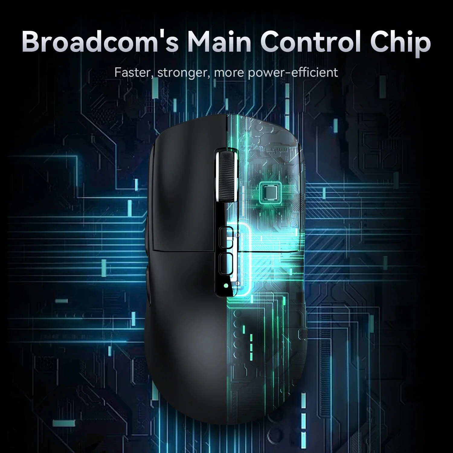 Attack Shark X6 PAW3395 Bluetooth Mouse,Tri-Mode Connection,RGB Touch Magnetic Charging Base,Macro Gaming Mouse. 