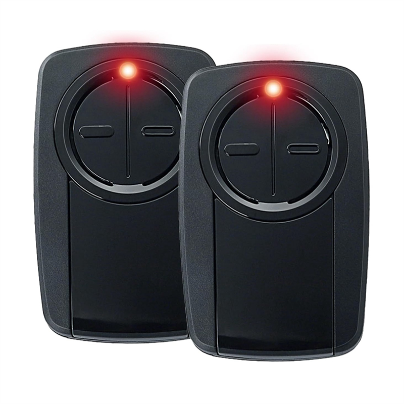 Klik5U-Bk2 Klik3U- Universal 2-Button Garage Door Opener for Red/Orange/Purple/Green/Yellow Learn Button or Dip Switch Easy Install