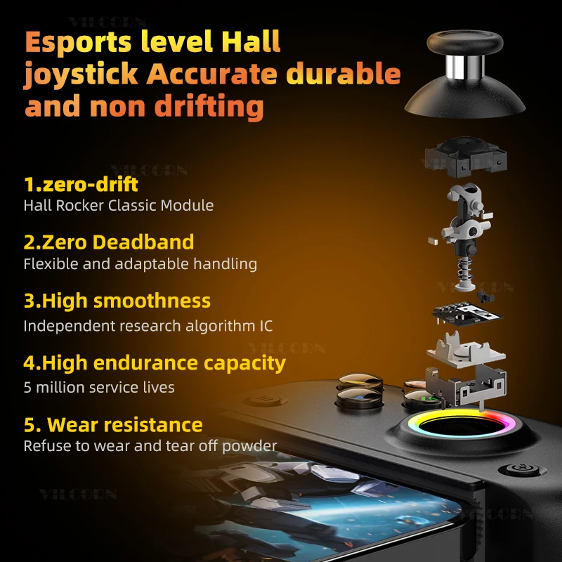 Game controller Android IOS Bluetooth stretch controller GB tablet controller BSP D8 PRO controller wireless controller suitable for Switch joystick suitable for P3 P4. 