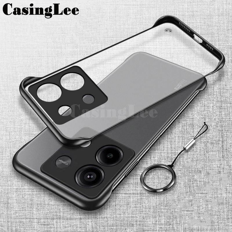 For Redmi Note 13 Pro Plus case Ultra Thin Frameless Case Matte Heat Ring Cover For Redmi Note 13Pro + Back Cover Phone cases