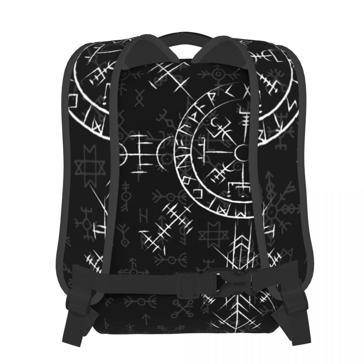 School Bag Celtic Lucky Charm Compass Symbole Celtic Vegvisir Travel Laptop Backpacks Norse Mythology Vikings Soft Rucksack. 