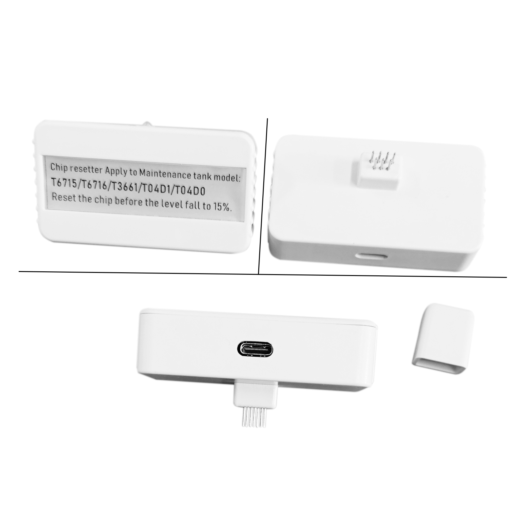 Suitable for Epson WF-C5790/C5710/C5290/C5210 Maintenance Box/Waste Ink Tank Decoder Resetter T6716 Decoder. 