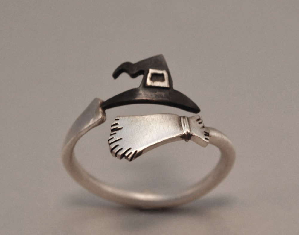 【Sooledead】（NEW）New Pattern Ring Silver Plated Adjustable Personality Men and Cocktail Party Jewelry Gift. 