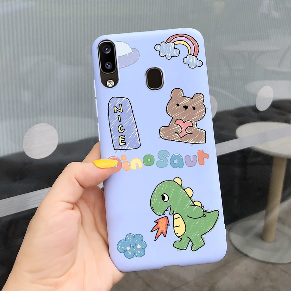 For Samsung Galaxy A20 Case A20e A20s Cute Candy Painted Back Cover Soft Phone Case For Samsung A20s A 20 e A20e Bumper. 