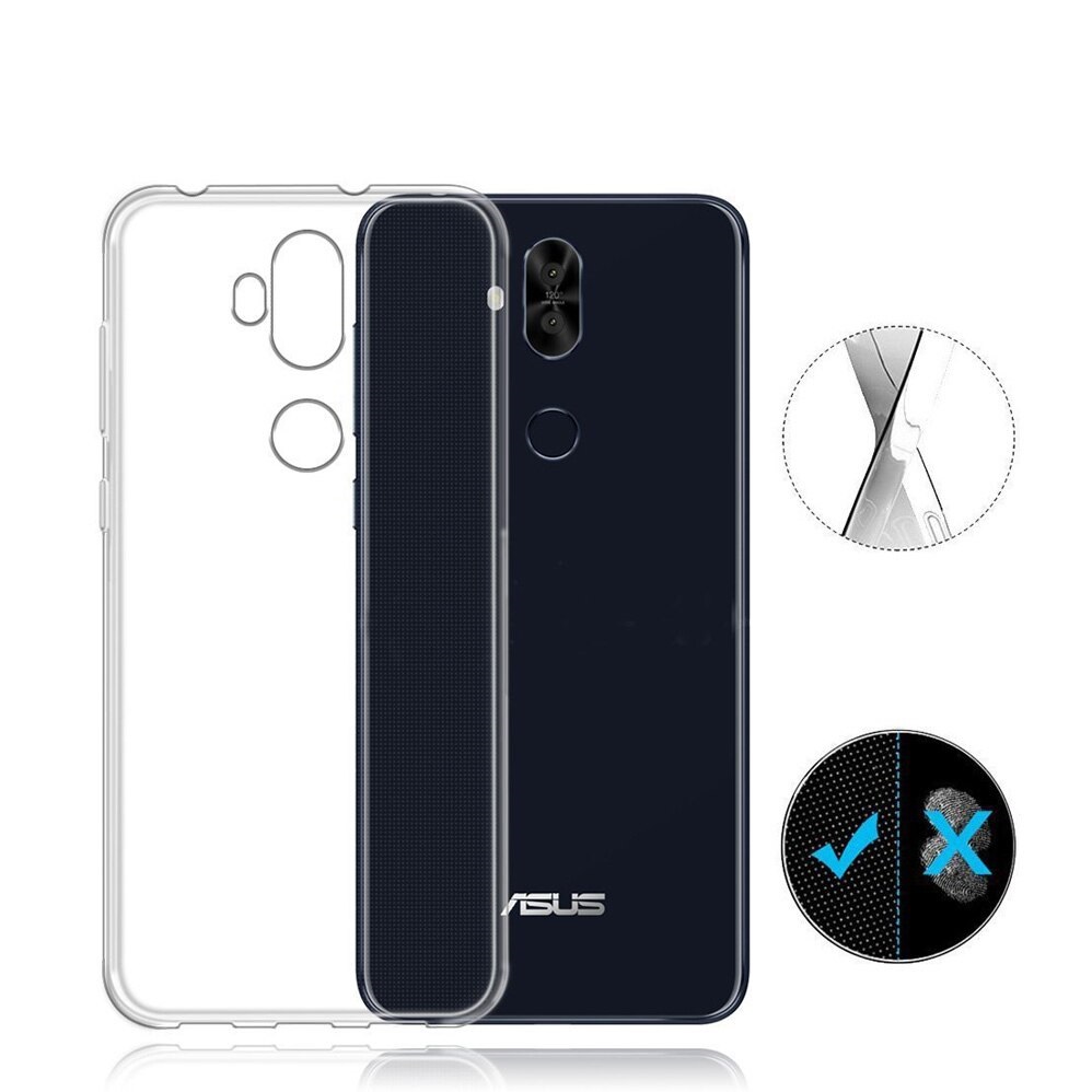 Soft Transparent TPU Silicone Case For Asus Zenfone 5 Lite Phone Back Cover Case Slim Soft TPU Clear Cover For Asus Zenfone ZC600KL. 