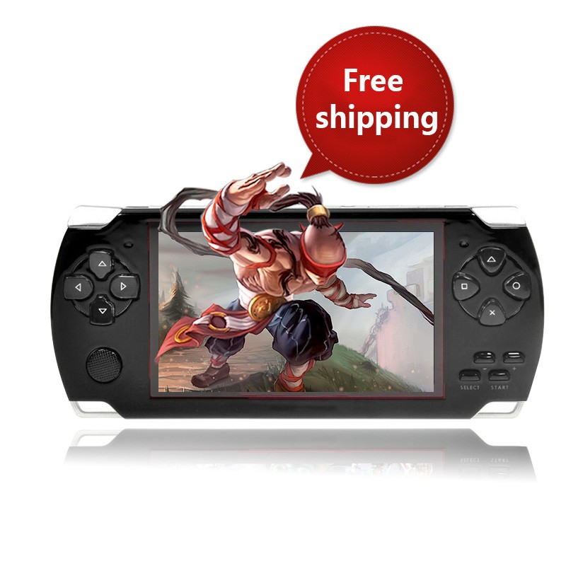FREE Built-in 5000 games, 8GB 4.3 Inch PMP Handheld Game Player MP3 MP4 MP5 Player Video FM Camera Portable Game Console. 