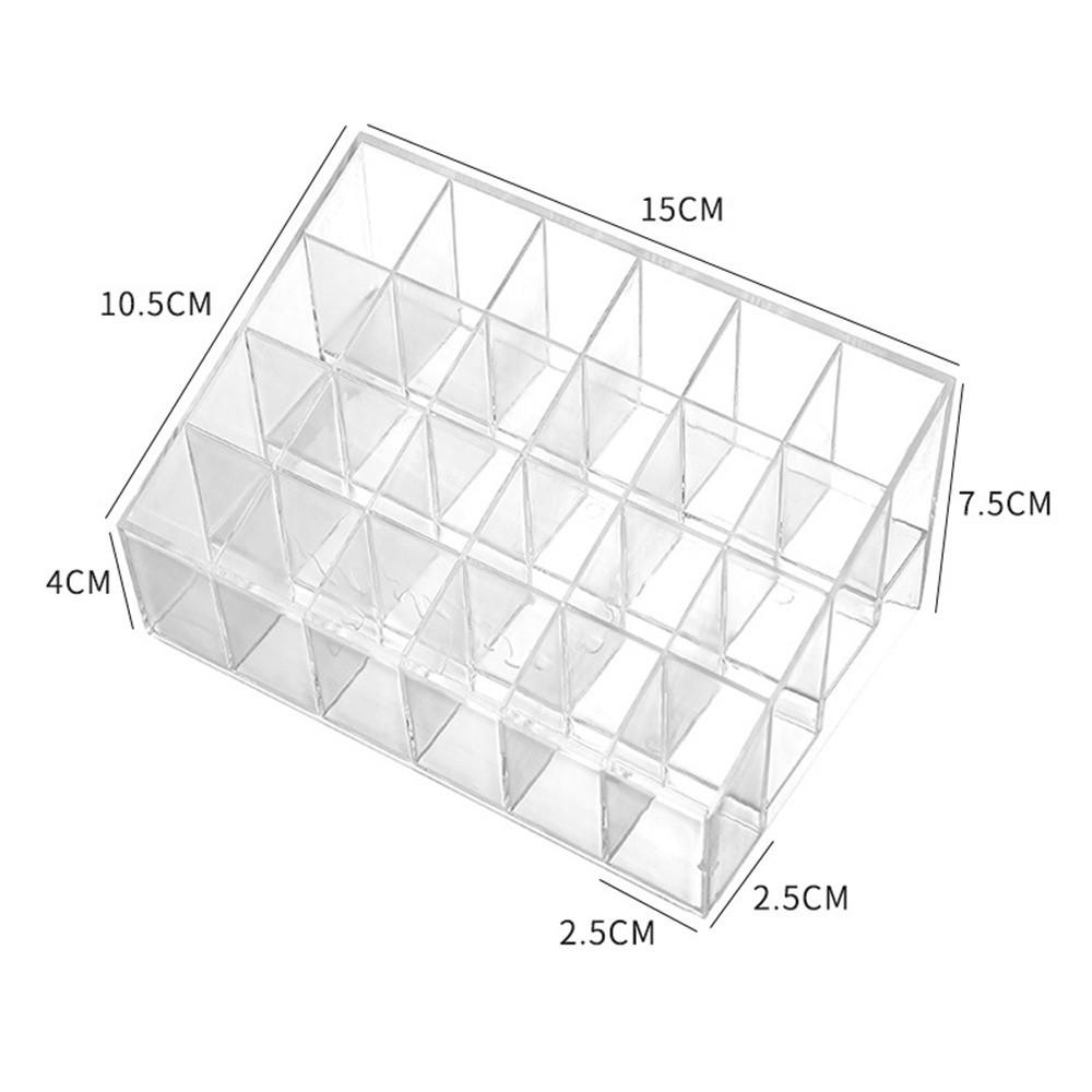 Lipstick Box Cosmetics Organizer Storage Box Lipstick Display Stand Nail Polish Holder. 