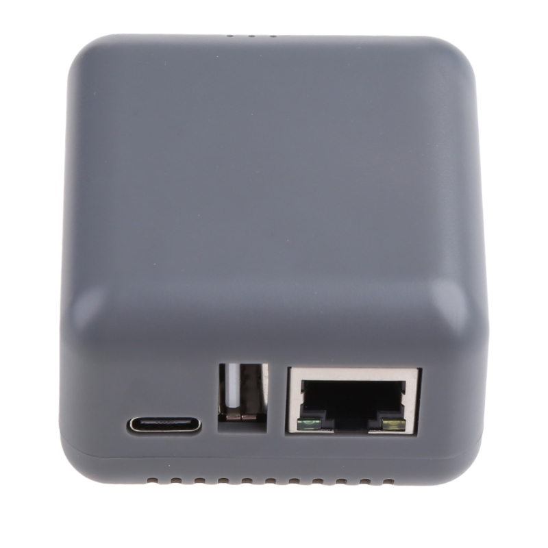 WiFi Wireless Print Server Networking USB 2.0 Port Fast 10/100Mbps RJ-45 LAN Port Ethernet Print Server Adapter. 