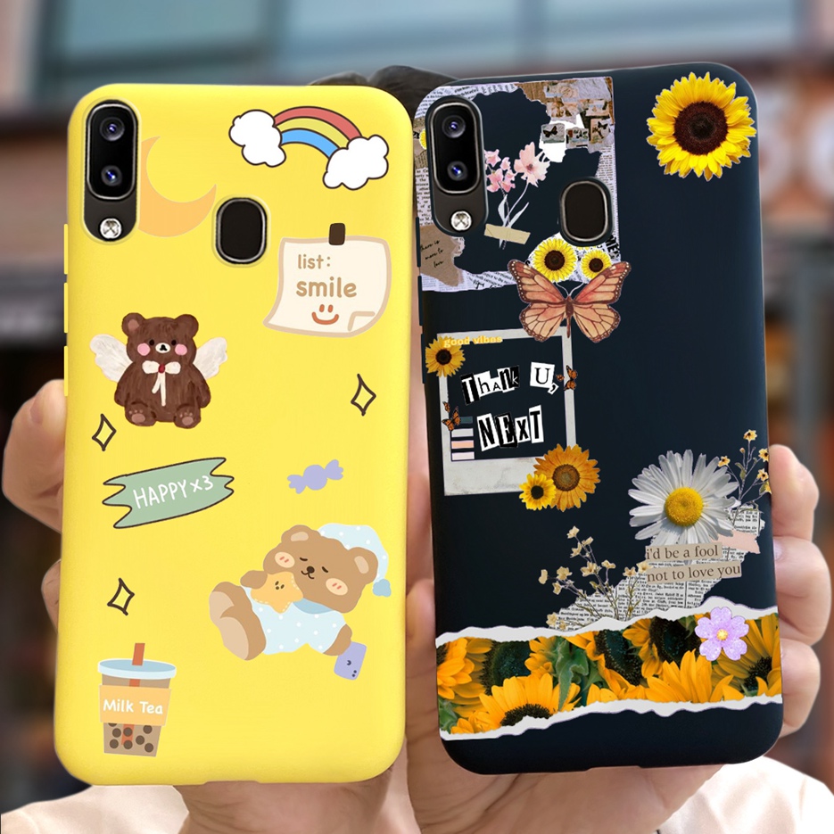 For Samsung Galaxy A20 Case A20e A20s Cute Candy Painted Back Cover Soft Phone Case For Samsung A20s A 20 e A20e Bumper. 