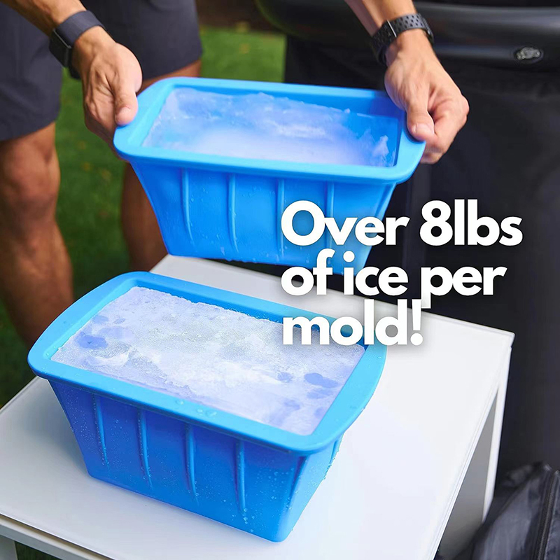 Large Ice Block Mold For Ice Bath Tub, 8lb Extra Large Ice Cube Molds brave. 