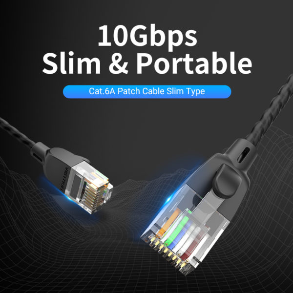 Vention IBI Cat.6A UTP Patch Cable. 