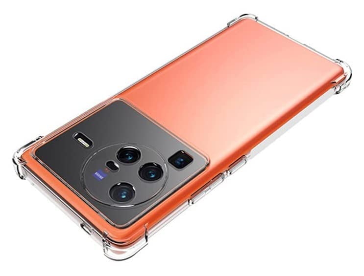 Back Cover Vivo X80 Pro TPU Case, Bumper Transparent Cover Camera Protective Shockproof Drop Protective Clear Bumper Case Back Cover for Vivo X80 Pro