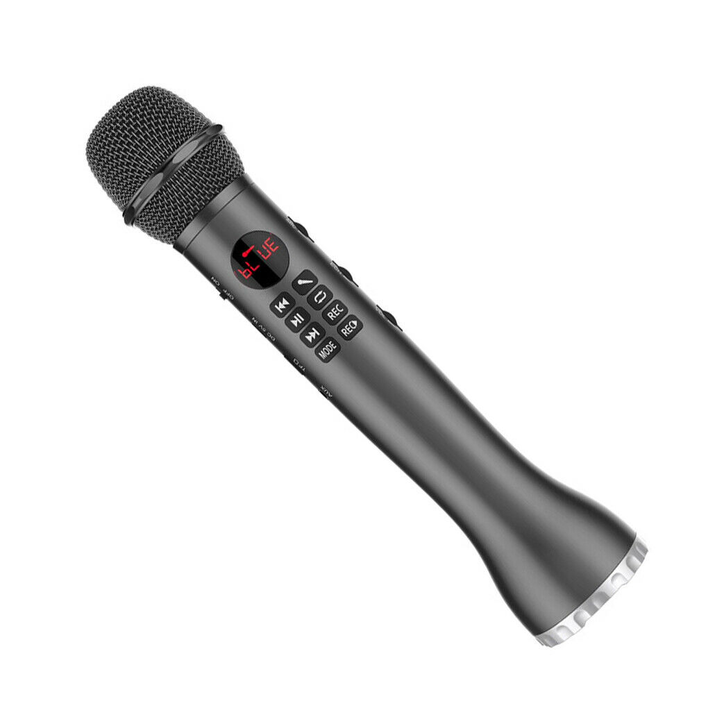 Karaoke L - 598 Bluetooth Microphone Portable Speaker Microphone 9 Watt. 