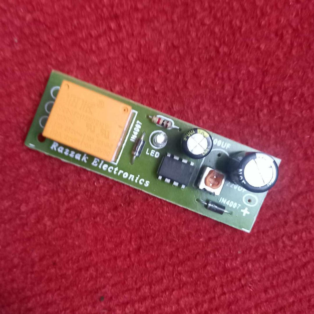 12V De-lay Timer Circuit DC 12V 5 Minutes Fixed NE555 De-lay Timer Relay Switches Circuit Use For Stabilizer IPS Adapters De-lay Timer 12V Circuit. 
