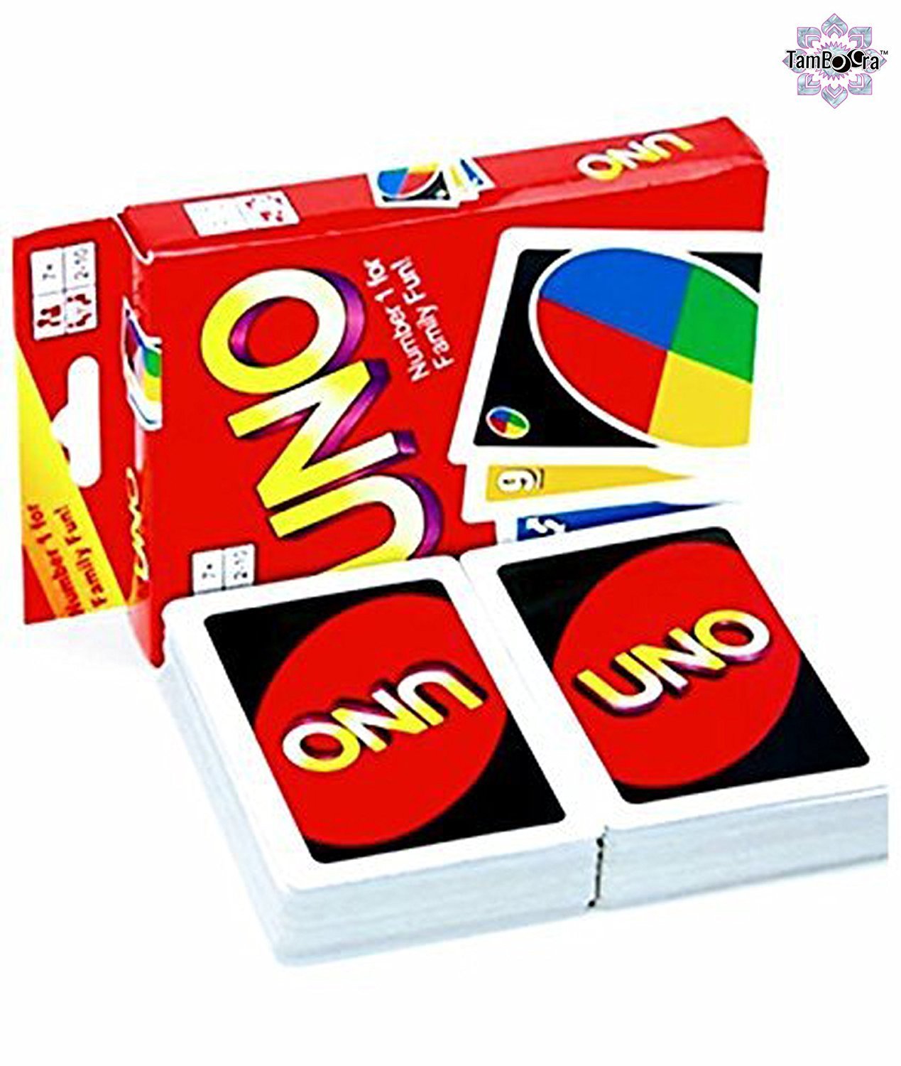Paper Uno Card Game - Multi Color. 