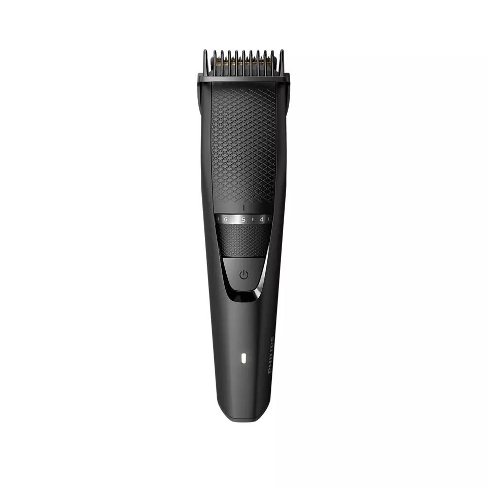 Philips B3215/15 Beard Trimmer Premium Titanium Blades 0.5mm Precision Adjustable 20 Length Settings Up to 10mm Dual Mode Cordless and Corded Ultra Long Battery Life. 