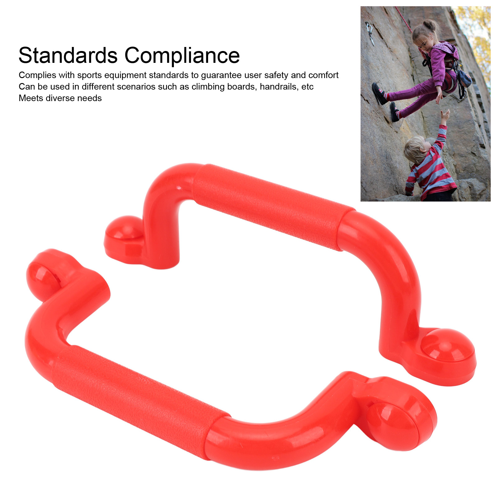 Playground Handles Sturdy Playset Safety Hand Grips 1 Pair for Play House for Climbing Frame. 