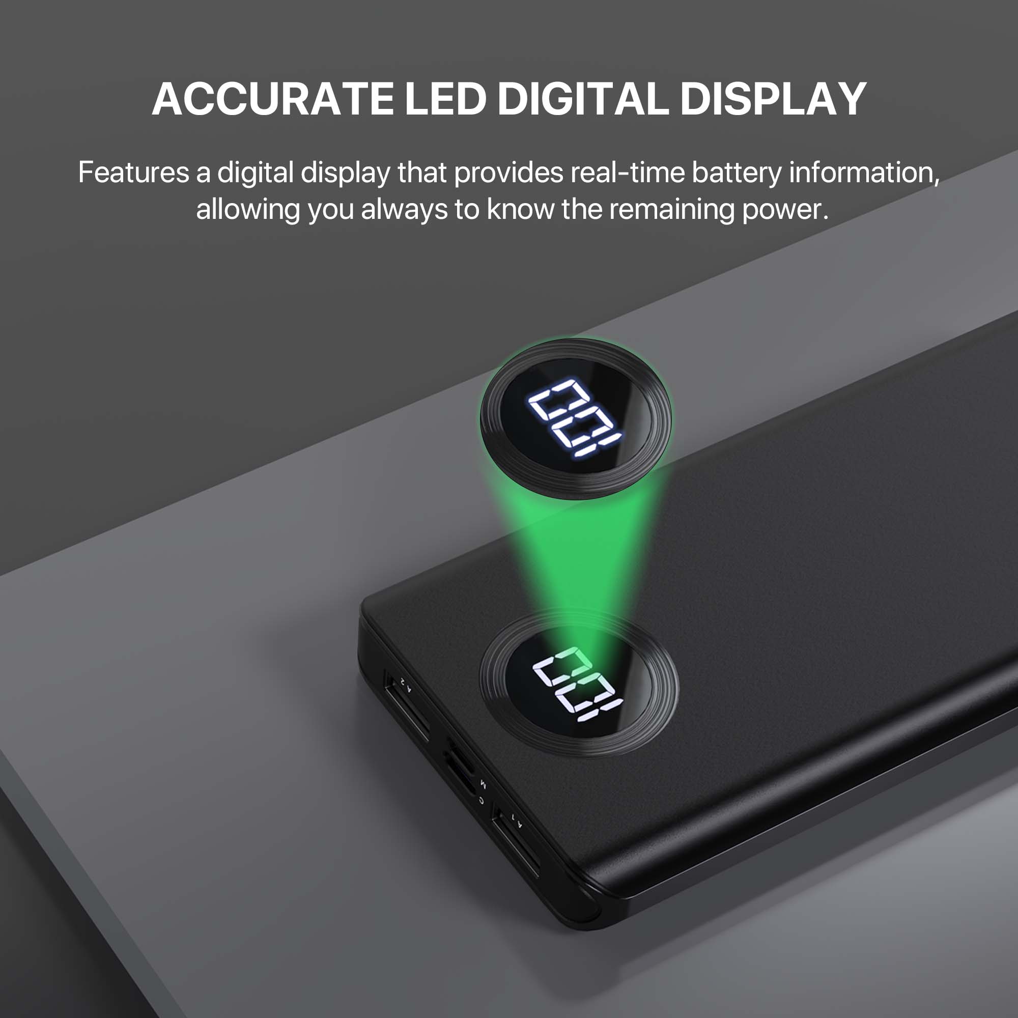 FANTECH S2 PowerBank 10000mAh Slim Mini Type C Micro Dual Output 10W Safe Reliable High-Speed Charge PowerPack Portable Power Bank. 