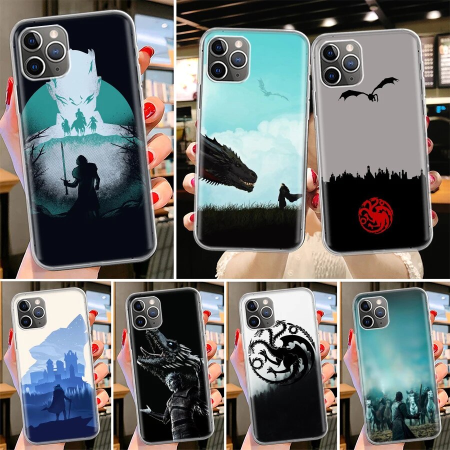 Game of thrones Phone Case for Apple Iphone 15 14 13 12 Mini 11 Pro Max X XS XR 7 Plus 8 + SE 2020 Cover Fundas Shell