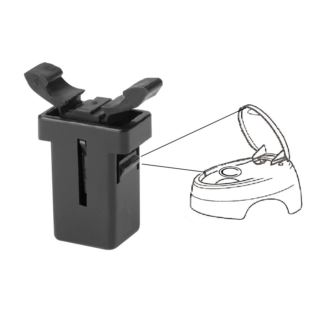 2x for Brabantia Replacement Catch Compatible Touch Lid Bin Clip Latch Spare Repair Lock Clip Replacement Lock Catch Waste Bin