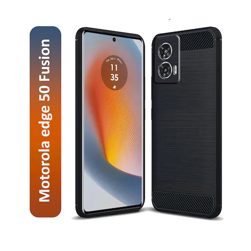 Motorola Edge 50 Fusion soft-touch finish with camera production soft premium quality Spigen Rugged Armor Soft Silicone Case For Moto Edge 50 Fusion Back Cover. 