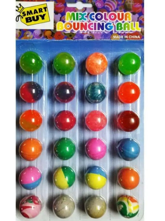 Bouncing Rubber Jumping Balls-6pcs. 