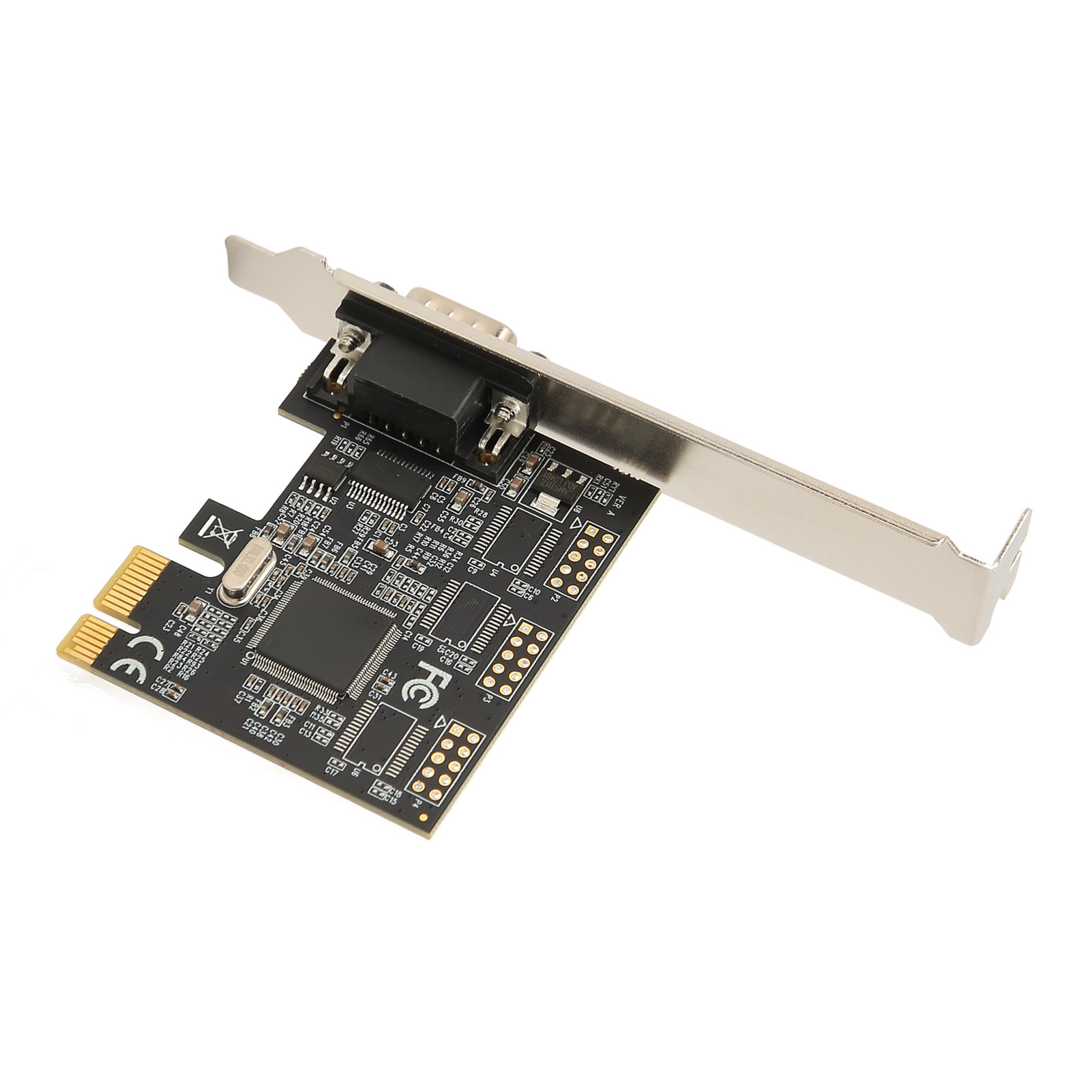 PCI Express To RS232 Adapter Single Port 250Kbps Transfer PCB PCIe X1 RS232 Serial Adapter Card for Industrial PC