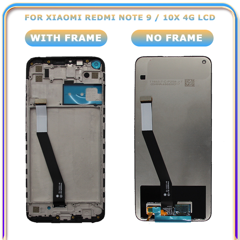 For Xiaomi Redmi Note 9 / 10X 4G LCD Display Touch Screen Digitizer M2003J15SC M2003J15SG M2003J15SS LCD Display Replace Parts. 