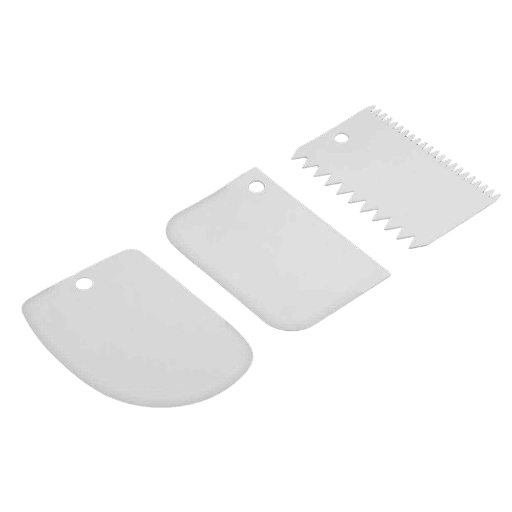 Pastry Horn, Plastic Dough Scraper Cutter, 2 Pieces Spatulas For Kitche ...