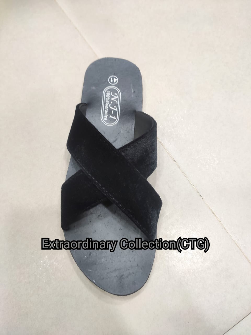 Stylish Velvet Sandal For Men - Slippers. 