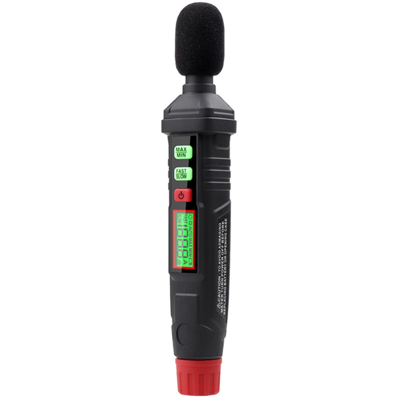 HT64 30-130DB Accurated Sound Level Meter Decibel Noise Detection Backlit Display Frequency Range 30Hz-8KH