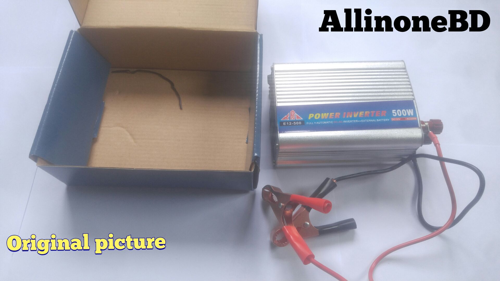 500W Power Inverter - Dc 12V To Ac 220V - Perfect For Car And Solar Power Applications - Modified Sine Wave Voltage Converter. 